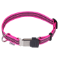 gummiertes Halsband reflektierend 40-55 cm pink