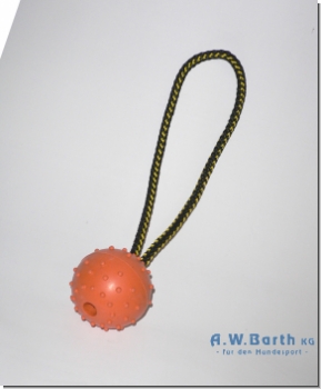 Vollgummiball mit Schlaufe 5,5 cm