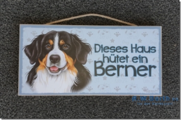 Türschild Berner Sennenhund