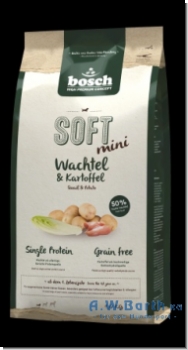 Bosch HPC+ SOFT MINI Wachtel & Kartoffel 1 kg