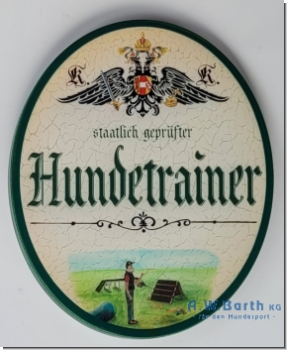 Türschild Hundetrainer