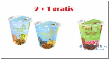 Aktion Fruitees 2+1 gratis