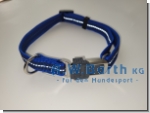 gummiertes Halsband reflektierend 40-55 cm blau