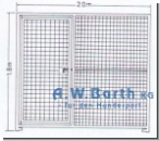 Gittertürelemente 1 m